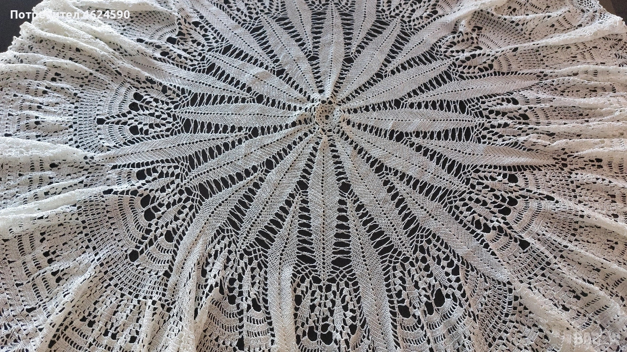 Кръгла покривка, снимка 1