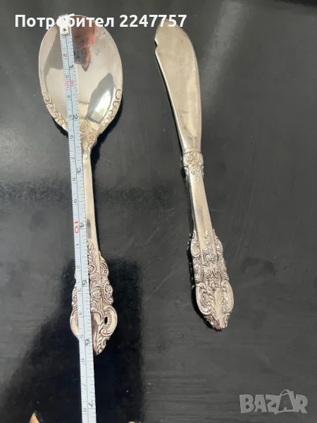 Бароков посребрен сет Baroque by Godinger, снимка 1