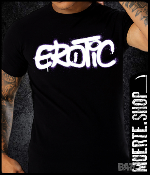 Тениска с щампа EROTIC, снимка 1