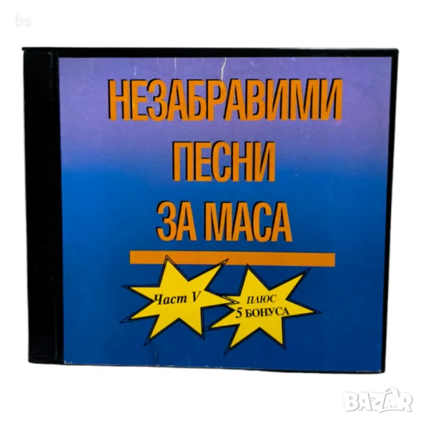 Незабравими песни за маса част първа /CD -R/, снимка 1