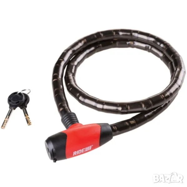 Ridefit Over Link 18 X 1200mm Стоманен Катинар За Велосипед За Повишена Защита Срещу Кражба, снимка 1