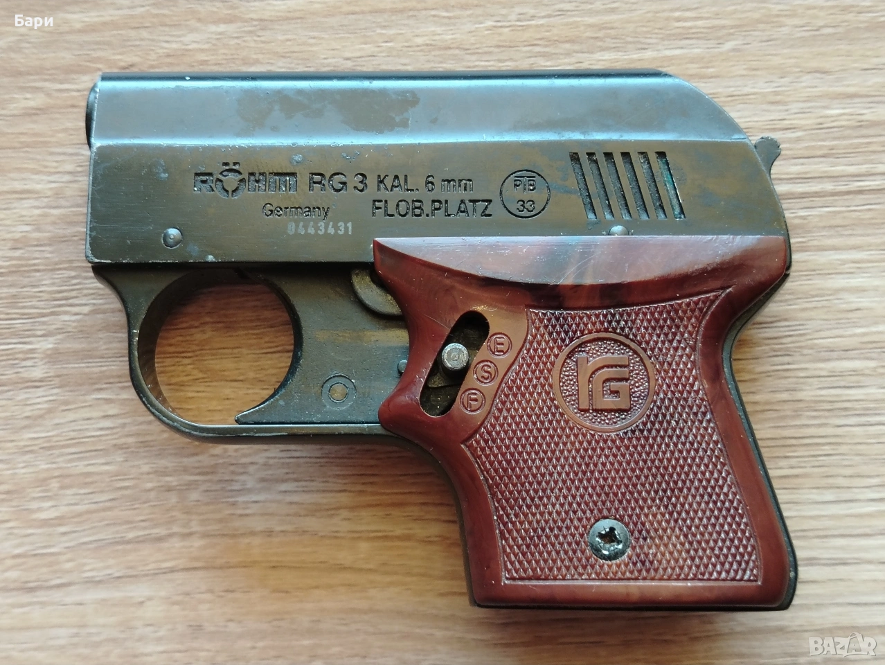 НЕМСКИ СИГНАЛЕН СТАРТОВ ПИСТОЛЕТ с КАПСИ, снимка 1