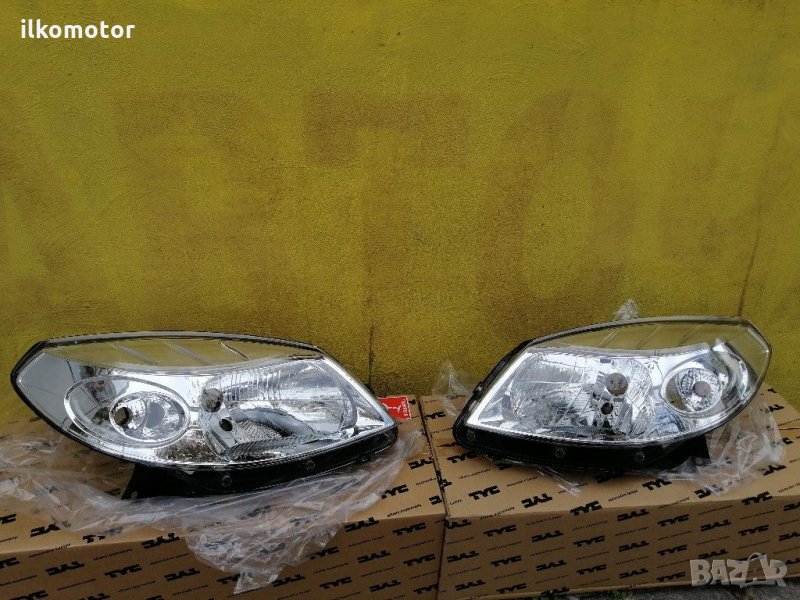 Dacia Sandero фарове Дачия Сандеро фар 2008 - хром дачиа, снимка 1