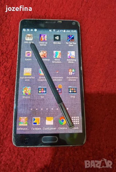 Продавам телефон Самсунг Галакси ноте 4. Samsung galaxy note 4 , 5.7 инч екран, снимка 1