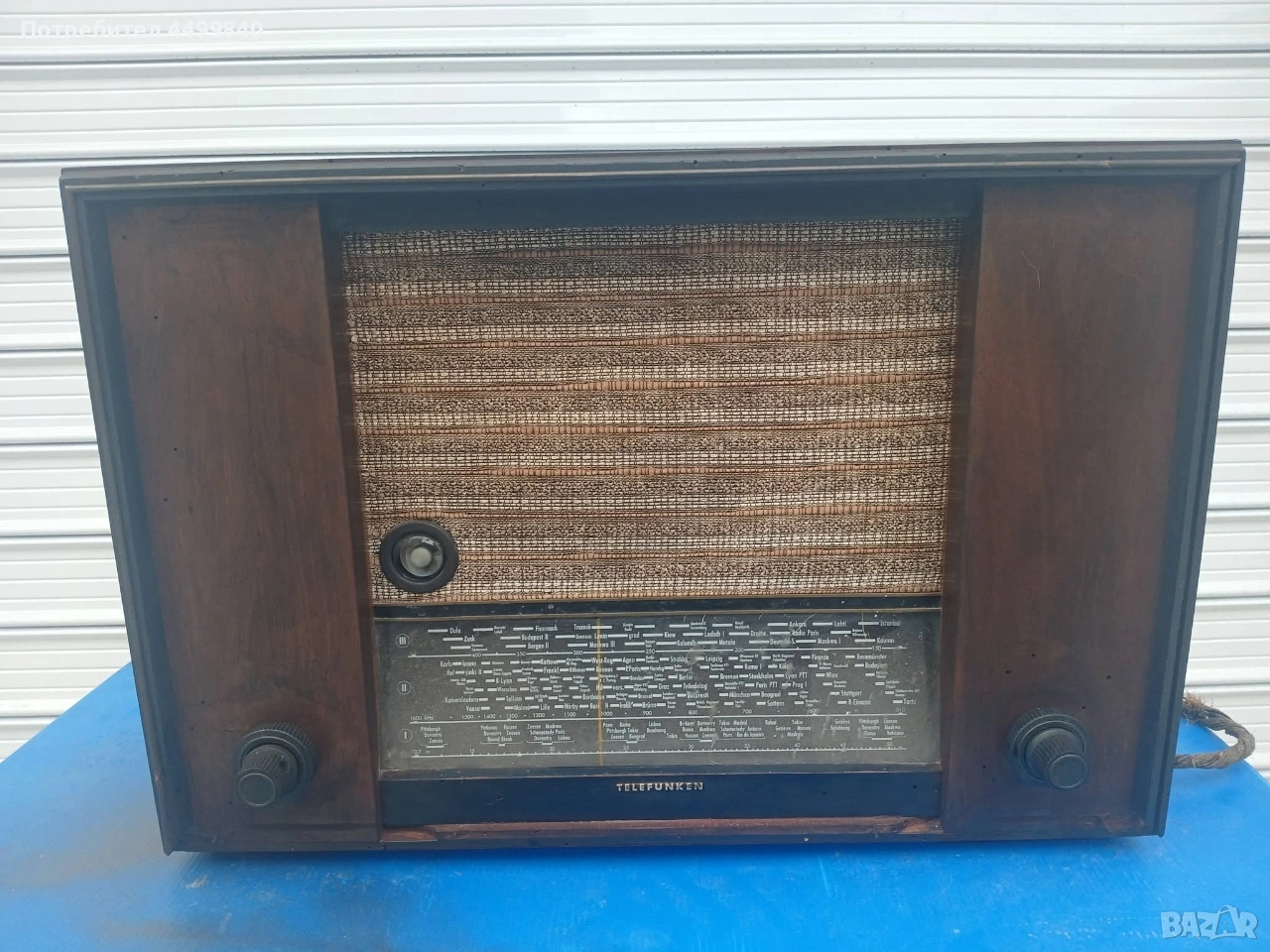 ПРОДАВАМ СТАР РАДИО АПАРАТ ( TELEFUNKEN-SUPER 065WK - 1940Г ) , снимка 1