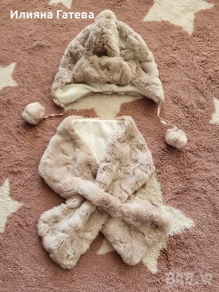 Нов Комплект шал и шапка Ted Baker 5-10г, снимка 1