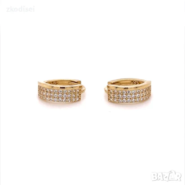Златни обеци 2,31гр. 14кр. проба:585 модел:26629-5, снимка 1