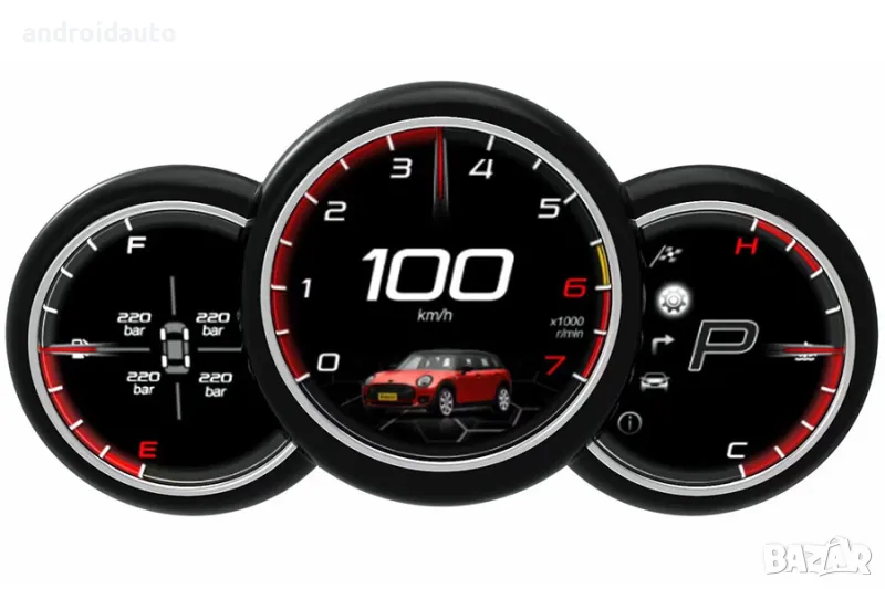 Дигитален километраж BMW MINI 2014-2023, 12.3" LINUX SYSTEM, снимка 1