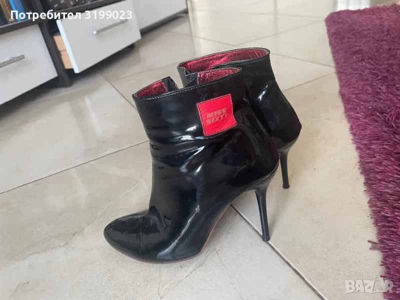 Боти MISS SIXTY естествен лак, снимка 1