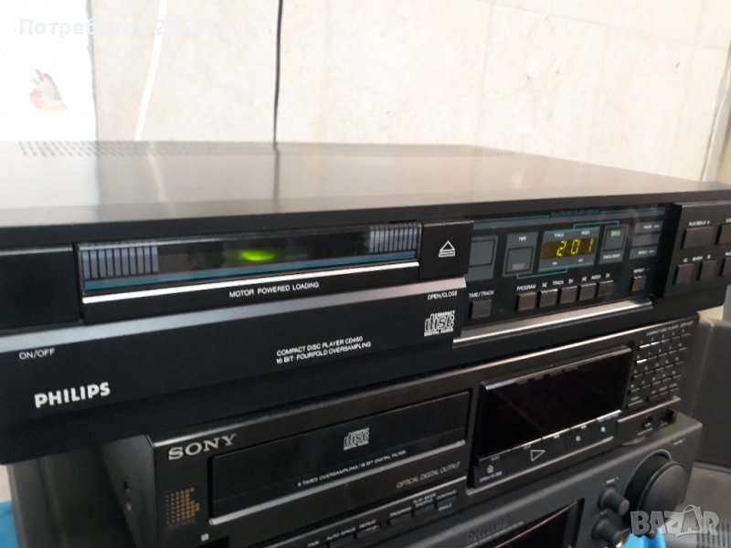 Philips CD 460 плеър  TDA-1541, снимка 1