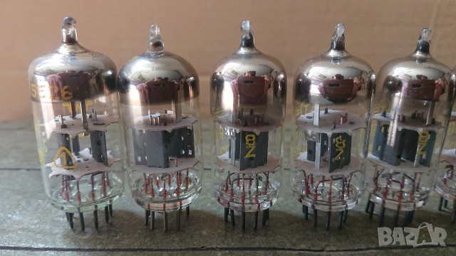 Радиолампи RFT ECC81,TESLA ECC82,TUNGSRAM ECC82, RFT ECC83. , снимка 5 - Ресийвъри, усилватели, смесителни пултове - 51583318
