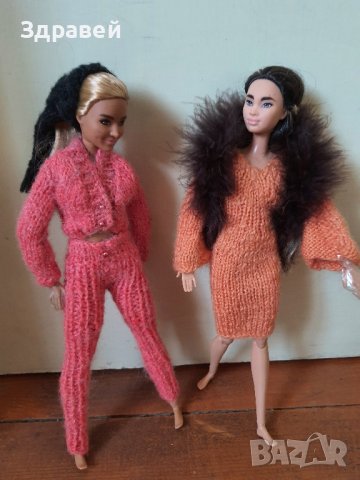 барби и кен,ръчно изработени дрехи 