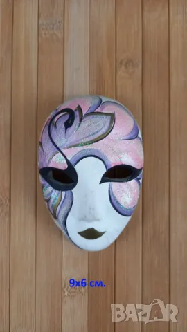 6 бр. венециански маски, снимка 7 - Декорация за дома - 49653700