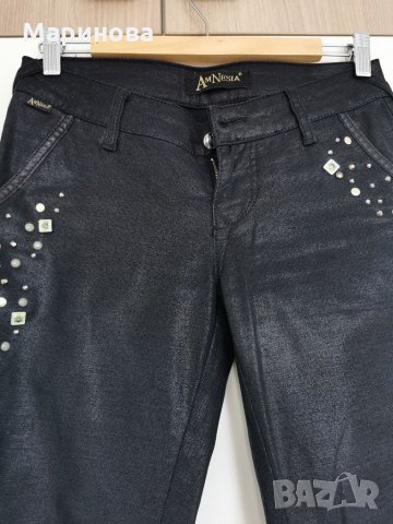 Панталон, имитация на кожа, снимка 2 - Панталони - 35015215