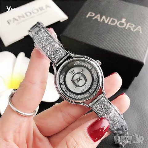 Луксозен дамски стилен ръчен часовник Pandora Пандора с камъни Swarovski, снимка 2 - Дамски - 37074277