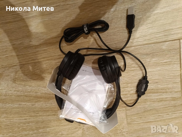 Офис слушалки с микрофон EKSA H12, снимка 2 - Слушалки и портативни колонки - 52940463