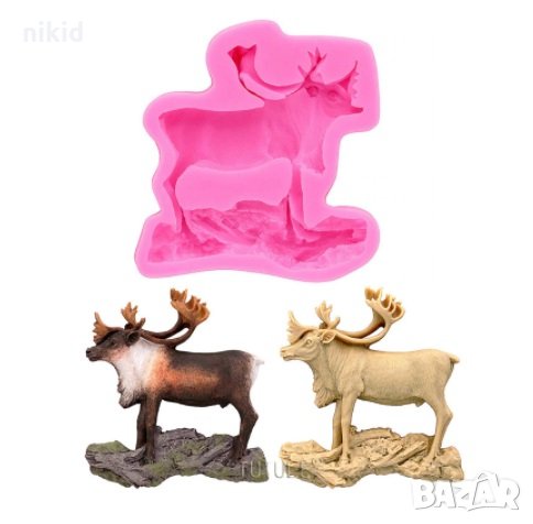 Елен Лос на поляна силиконов молд форма декорация торта фондан шоколад гипс