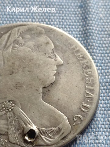 Сребърна монета 1 талер - Ранен Рестрайк 1780г. Мария Терезия 13804, снимка 4 - Нумизматика и бонистика - 42887709