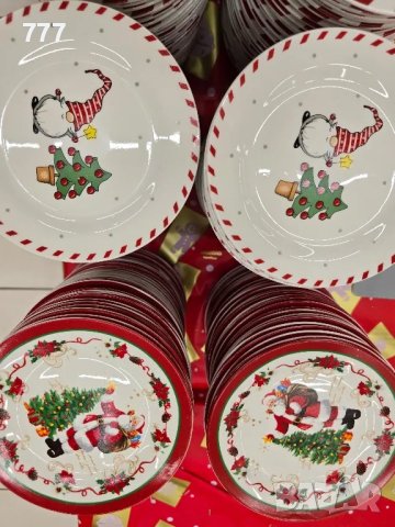 коледни чинии, снимка 5 - Чинии - 48088519