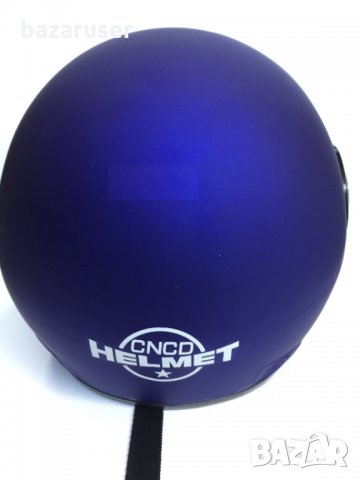 Нова Каска за Мотор с Двоен Визьор Синя Мат А-23, снимка 3 - Аксесоари и консумативи - 33914150