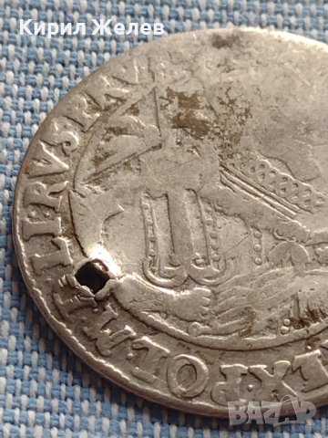 Сребърна монета Орт1623г. Сигизмунд трети Полша 12212, снимка 4 - Нумизматика и бонистика - 42900388