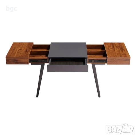 Ново Масивно Разтегателно Работно Бюро Kring Extensible, 130x76x61.5, Метал + MDF