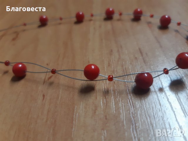 Колие корал , снимка 2 - Колиета, медальони, синджири - 31839298