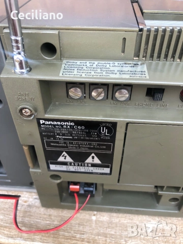 Радиокасетофон Panasonic RX-C60, снимка 13 - Радиокасетофони, транзистори - 54083313