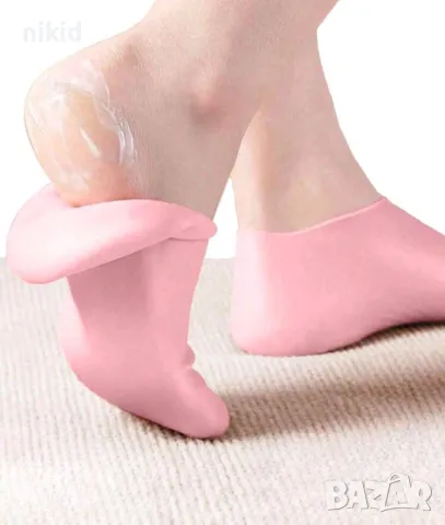Силиконови чорапи срещу против пришки хлъзгане изпотяване спарване нараняване охлузване обувки крака, снимка 7 - Други - 36675785
