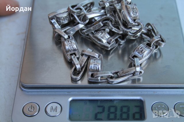 Сребърен ланец/синджир, снимка 10 - Колиета, медальони, синджири - 40566478