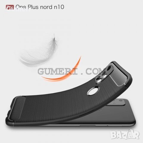 OnePlus Nord N10 5G Карбонов удароустойчив гръб , снимка 6 - Калъфи, кейсове - 31194955