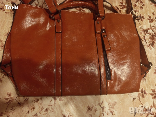 Нова Кожена Дамска Чанта 