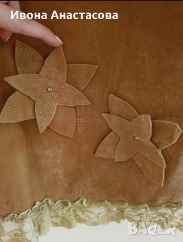 ИНТЕРЕСНА ПОЛА ВЕЛУР, снимка 2 - Поли - 31007582