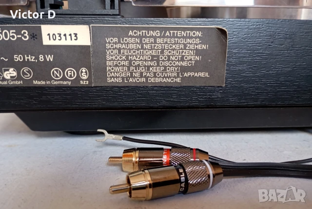 DUAL CS 505-3 - Грамофон , снимка 10 - Грамофони - 50964719