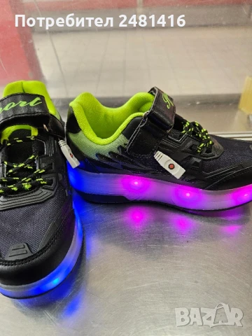 светещи маратонки на колела , снимка 9 - Детски маратонки - 50614919