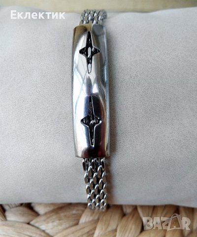 Унисекс гривни от стомана, снимка 3 - Гривни - 37306238