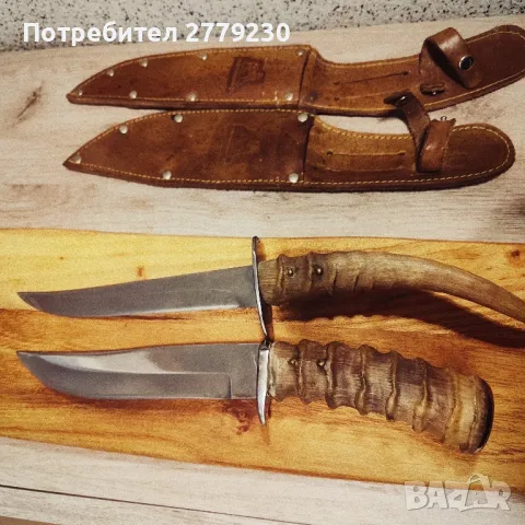 Ловни ножове с рог от Антилопа много остри от колекция , снимка 11 - Други ценни предмети - 49909066