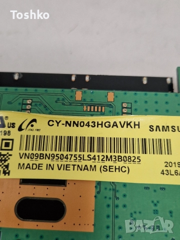 SAMSUNG UE43RU7402U BN41-02703A BN94-14147H POWER BOARD BN44-00947J PANEL CY-NN043HGAVKH, снимка 5 - Части и Платки - 52710301