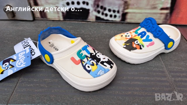 Английски детски кроксове-Bluey