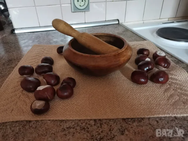 Дървено хаванче и чукало 
