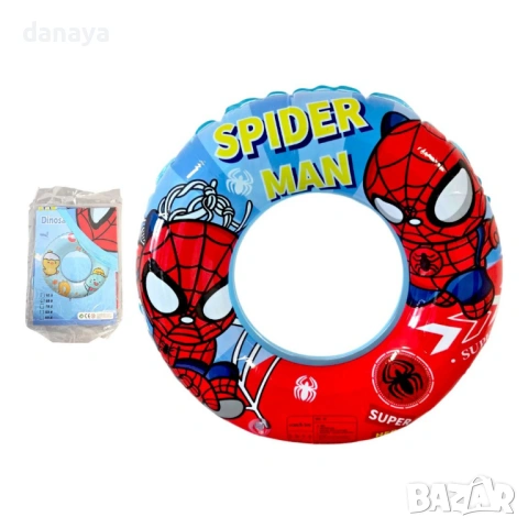 6566 Детски надуваем пояс Спайдърмен 60 см за море и басейн, снимка 2 - Водни спортове - 54144676