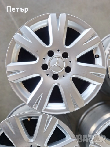 ОРИГИНАЛНИ АЛУМИНИЕВИ ДЖАНТИ МЕРЦЕДЕС /W204/-5x112х66.6-16цола, снимка 5 - Гуми и джанти - 51618034