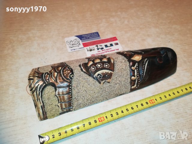 Маска за стена от дърво 30см 3012201823, снимка 11 - Колекции - 31261940