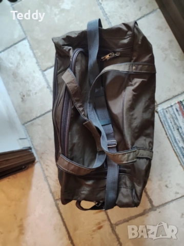 Голяма спортна чанта за пътуване с колелца и дръжка, тип куфар, снимка 6 - Чанти - 52940082