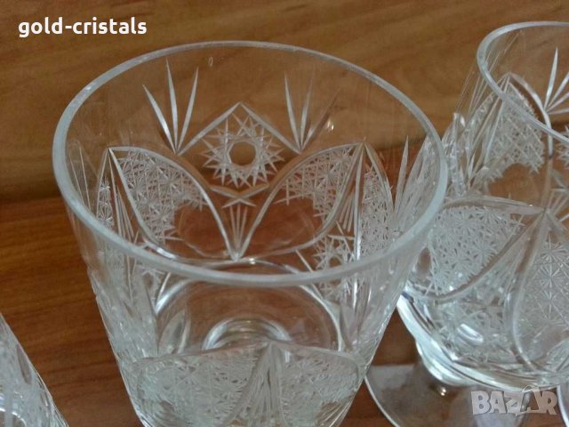 Ретро кристални чаши , снимка 14 - Антикварни и старинни предмети - 29704625