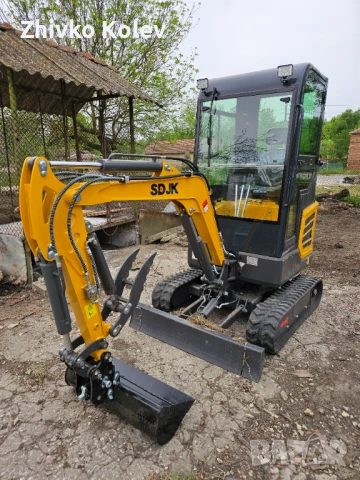 Услуги с мини багер и самосвал с кран, снимка 1