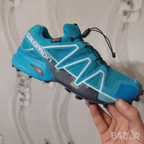 маратонки , туристически обувки  за бягане Salomon Speedcross 4 GTX (Gore-Tex)  номер 38 2/3, снимка 6 - Маратонки - 47346734