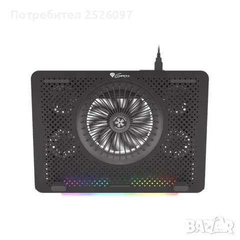 Охлаждаща поставка Genesis OXID 450 RGB, снимка 5 - Лаптоп аксесоари - 56139980