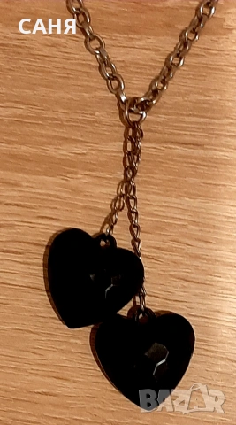 Подарък за Св Валентин-серце-колие,пръстен,обеци, снимка 9 - Колиета, медальони, синджири - 53147192