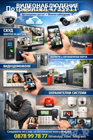 Пълна сигурност и умен дом във Варна и региона „под ключ“.